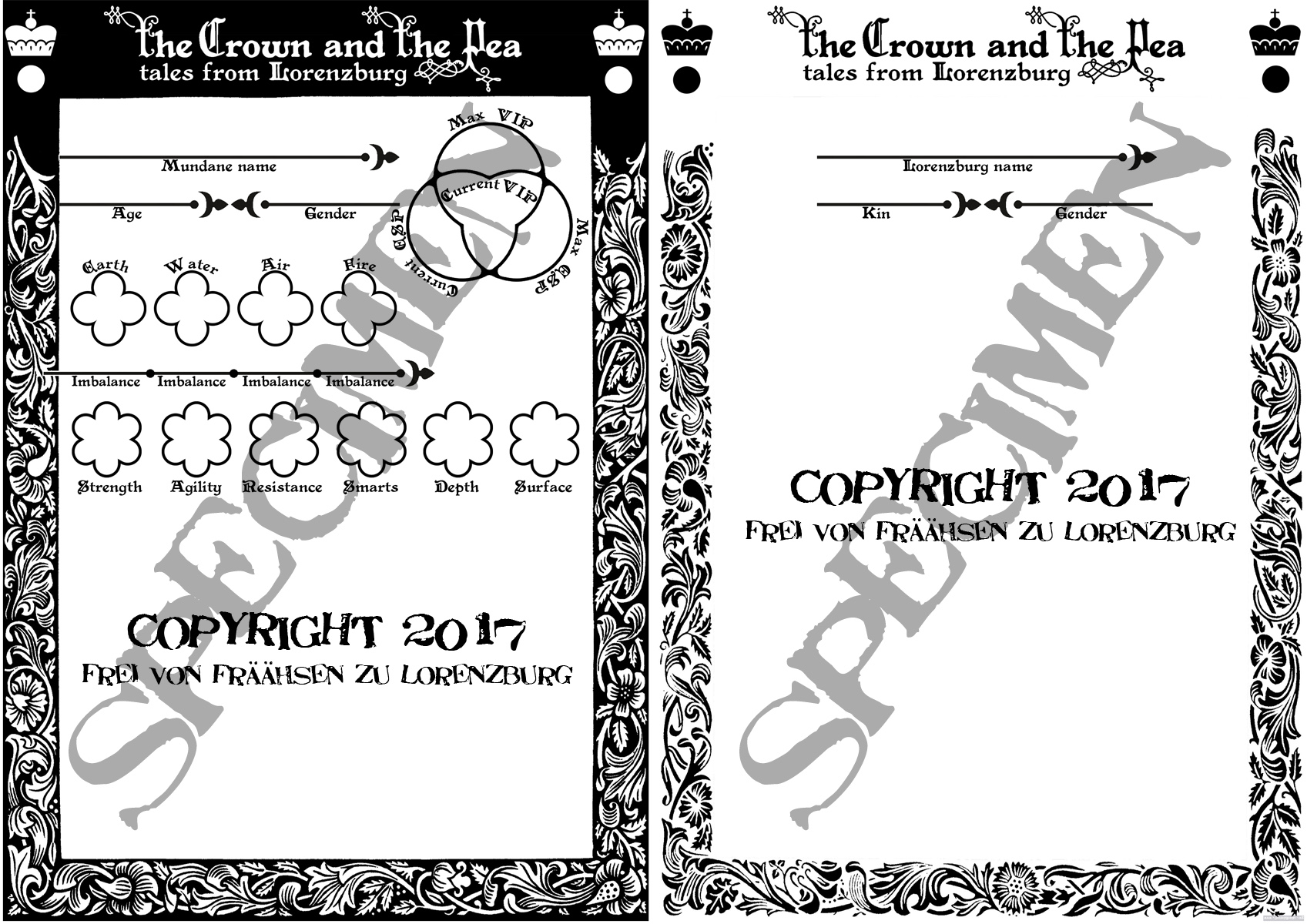 Just nu i Pipelinen, Rollspelet om Lorenzburg: The Crown and the Pea