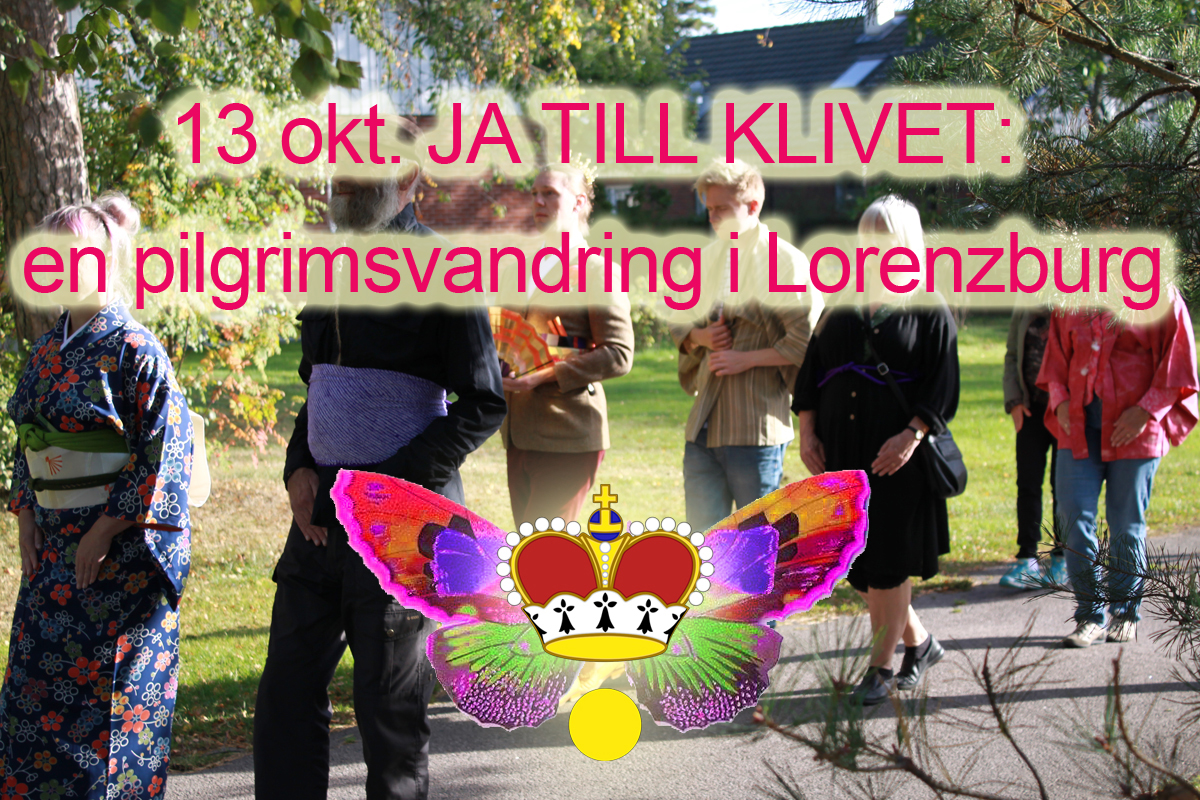 13 oktober 2018, JA TILL KLIVET: En pilgrimsvandring i Lorenzburg!