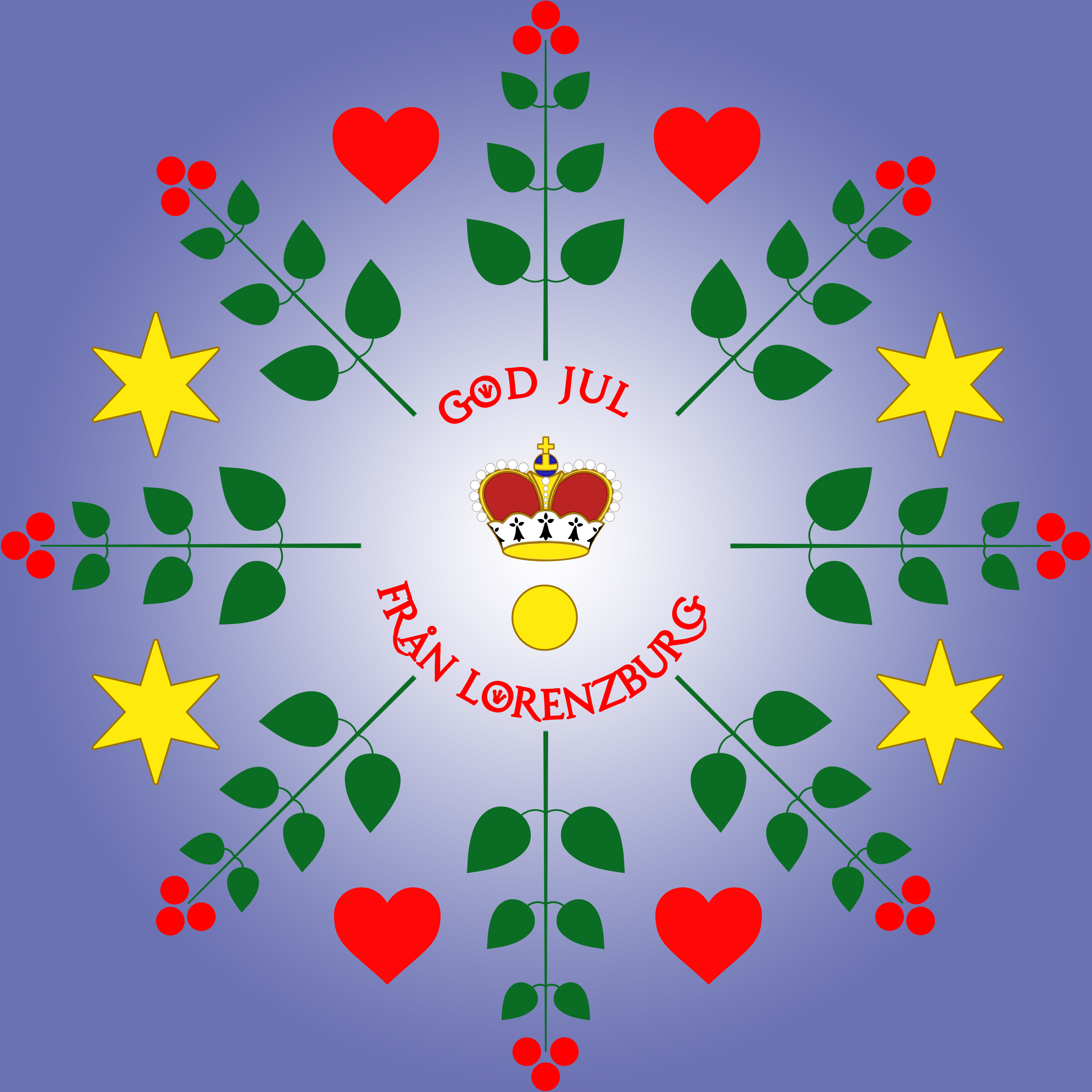 God Jul önskar Furstendömet Lorenzburg