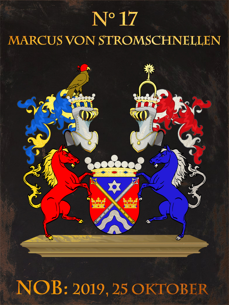 Marcus von Stromschnellen upphöjs till Friherre i Lorenzburg