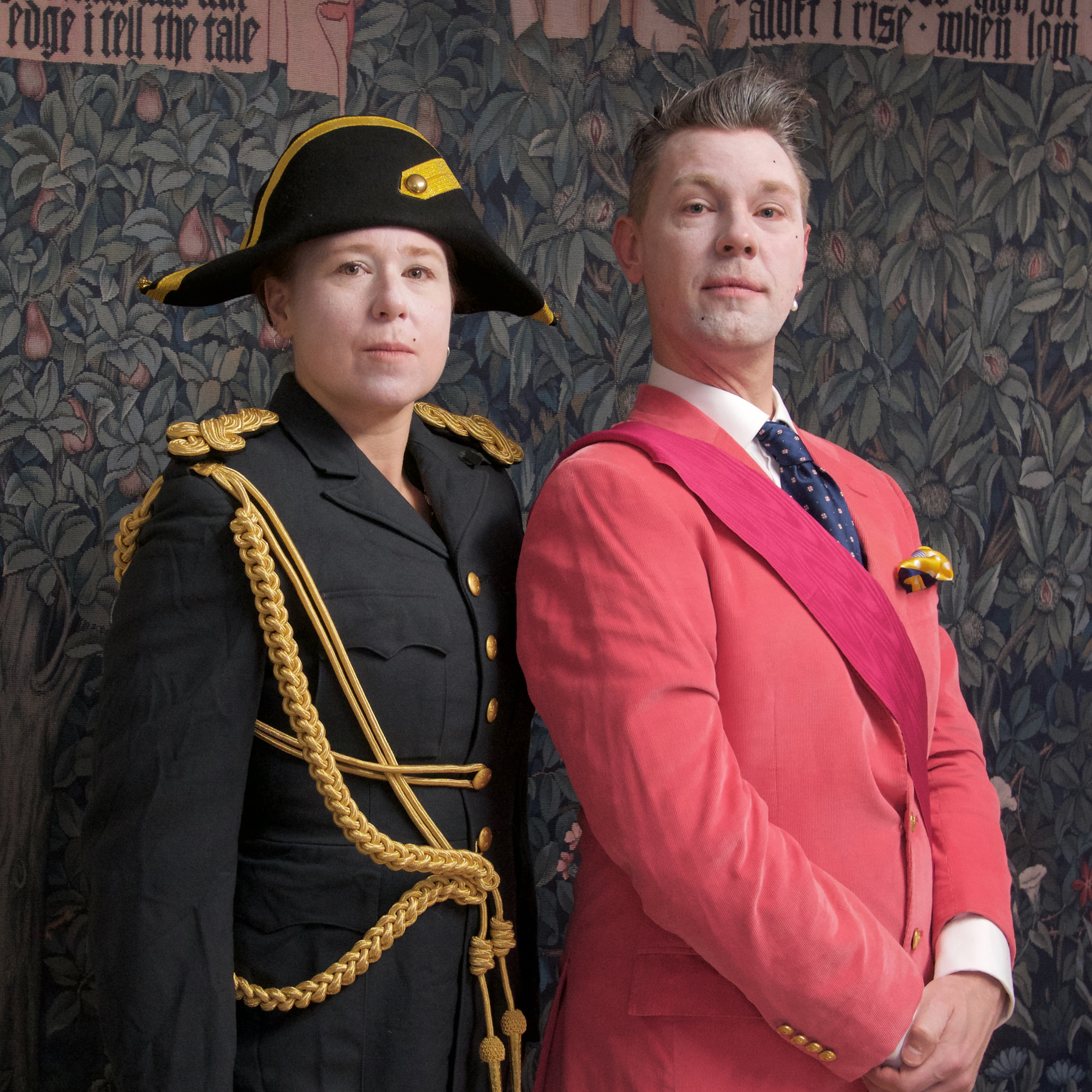 Furst Frei och Adjutant Paulina Palm inviger performancefestival