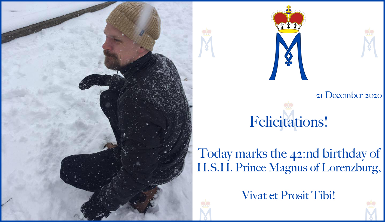 We wish H.S.H. Prince Magnus a happy birthday!