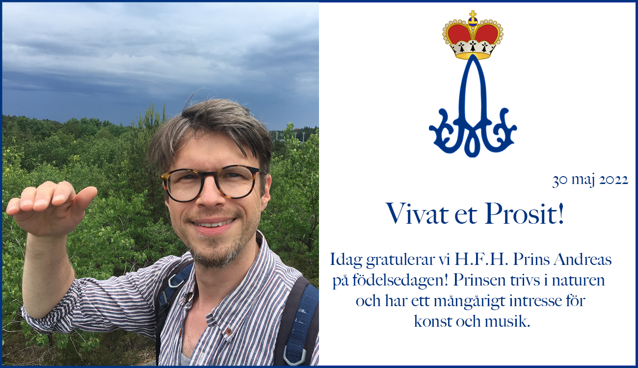 Vi gratulerar H.F.H. Prins Andreas på födelsedagen!