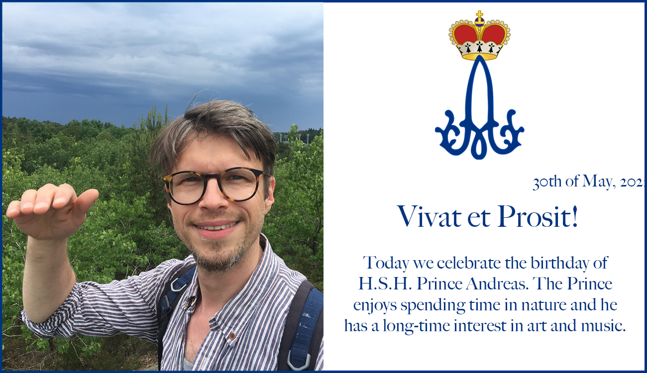 We wish H.S.H. Prince Andreas a happy birthday!