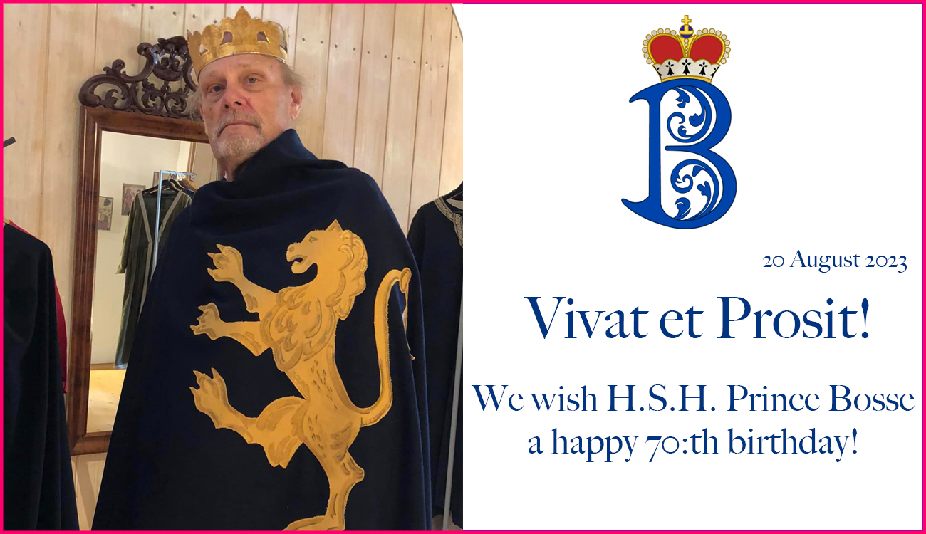 We wish His Serene Highness Prince Bo a happy 70th birthday!