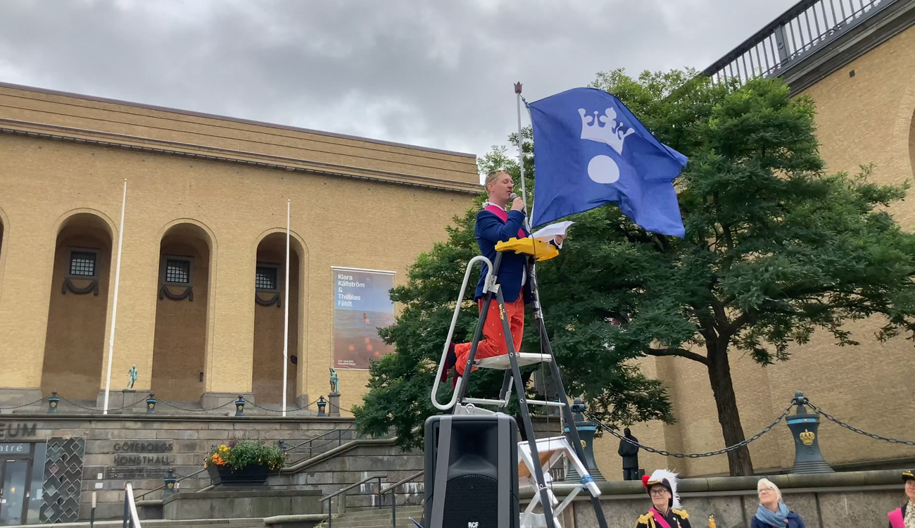 TRONTALET på Götaplatsen i Göteborg