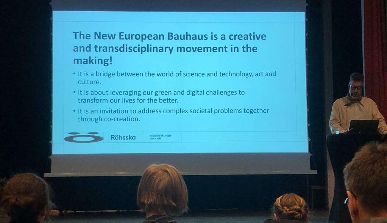 H.S.H. Prince Frei participated in a conference about the New European Bauhaus